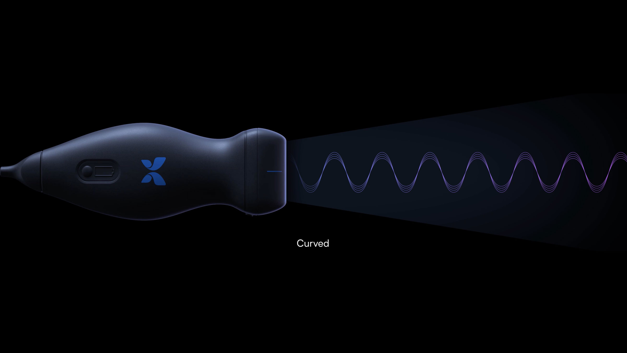 Image of a Butterfly iQ with Curved frequency range